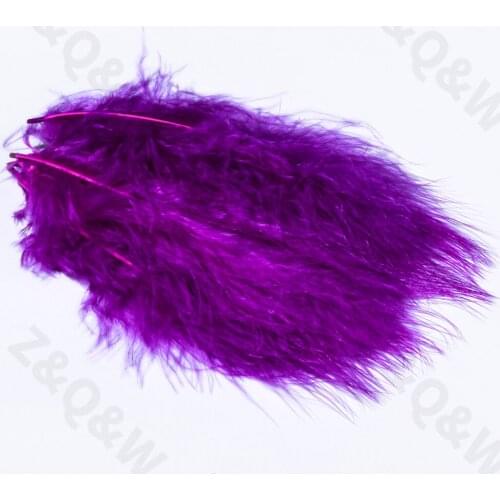 Beautiful 10-15CM turkey full down feathers 4-6 inches dyed purple 100-500 DIY crafts jewelry dream catcher accessories