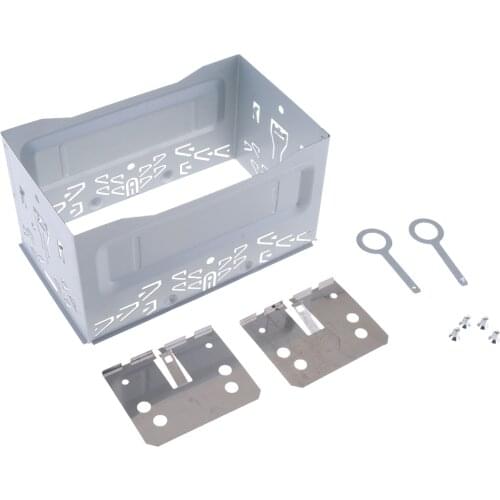 Premium Auto Stereos Audio Refitting ISO 2DIN Installation Metal Cage Mounting Brackets Car Accessories