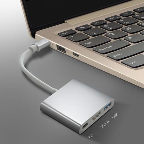 USB Type C Hub HDMI 4K Type C To HDMI Adapter USB Hub TV PC Digital AV Multiport USB C to HDMI Compatible Adapter For Macbook