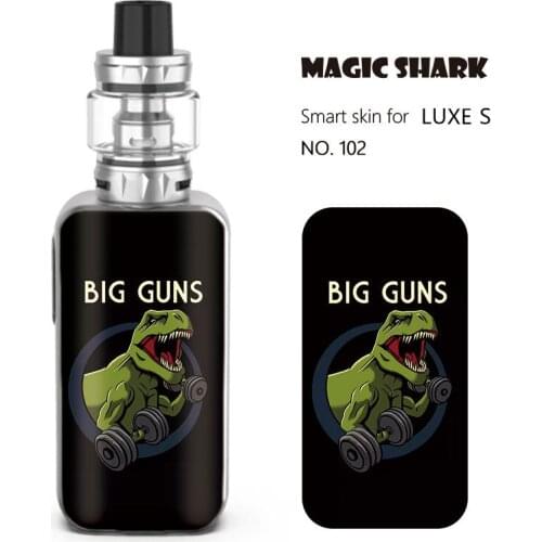 Magic Shark Zombie Loin Joker Unique Pvc Stereo Skin Case for Luxe Cover Film Sticker For Vaporesso Luxe S