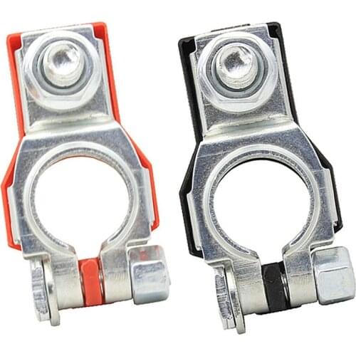 1 Pair 12V 24V Automotive Car Top Post Battery Terminals Wire Cable Clamp Terminal Connectors Car Accessories