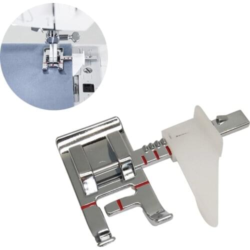 1Pcs Metal Adjustable With Scale Ruler Walking Foot New Arrival DIY Straight Curve Stitches Sewing Machine Accessories 86708