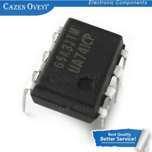 10pcs/lot UA741CN DIP-8 UA741 UA741CP In Stock