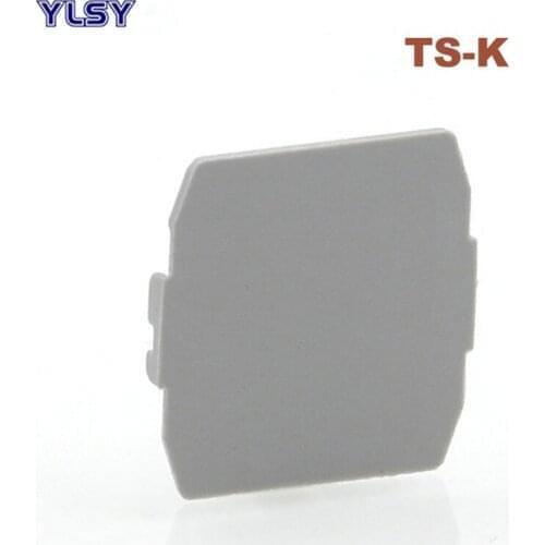 10Pcs TS-K Universal Small Spacer Din Rail Screw Terminal Block Connector UK-3/5/6/10N Morsettiera Accessories Clapboard Inserts