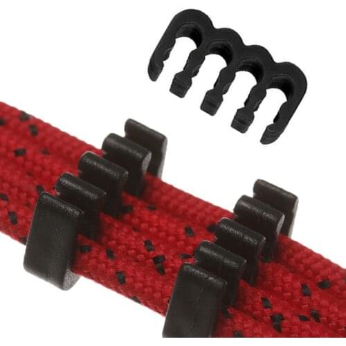 24pc PP Power Extension Cord Comb 4 6 8 Pin Power Supply Connector Clip Organizer Dresser Clamp CPU PC Computer Cable Manager