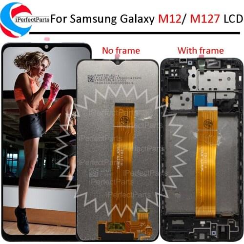 6.5'' For Samsung Galaxy M12 M127 SM-M127F/DSN Display Lcd Screen Replacement For Samsung M12 Lcd with frame