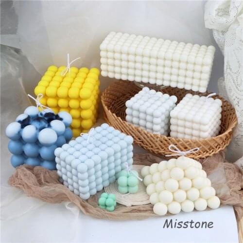 8 Style Silicone Candle Mold Rubik Ball Mouldking Column Cuboid Various Shapes Wax Plaster Artwork Decorathing Fragrance Sculpt