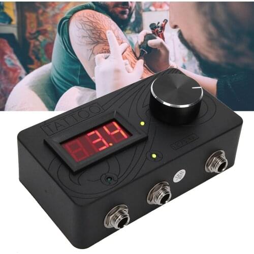Tattoo Accessories Tattoo Power Supplies 3 Hole Dual Mode Tattoos Power Source For LED Display Professional Tattoo Supplies Kit