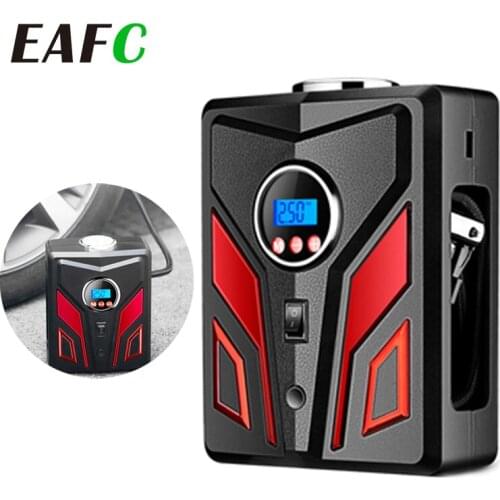 Car Inflatable Pump Fast Charging Car Tire Inflator with Intelligent Digital Display Automobiles Air Compressor with LED Lamp