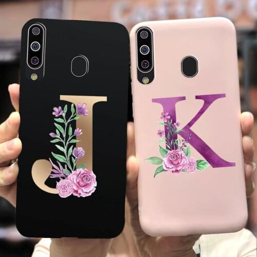 For Samsung Galaxy M10 M20 M30 Case Soft Slim Fundas Simple Fashion Letters Cover For Samsung M 10 20 30 M105F M205F M305F Cases