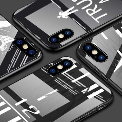 Tempered Glass Cover Fly Pilot Plane For Apple iPhone 12 11 8 7 6 6S XS XR SE X 2020 Pro Max Mini Plus Phone Case