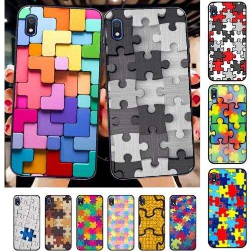 Color Puzzle Phone Case for Samsung A51 01 50 71 21S 70 31 40 30 10 20 S E 11 91 A7 A8 2018