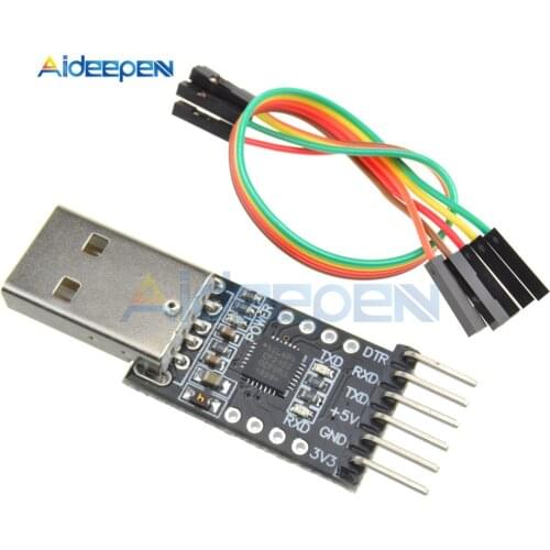 CP2102 Chip Board USB 2.0 to UART TTL 6PIN Connector Module Serial Converter with Dupont line