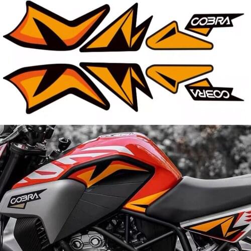 For Colove Cobra 321R Motorcycle Tank Pad Protector 3D Resin Sticker