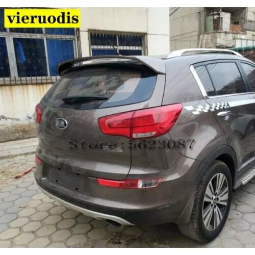 For Kia Sportage R 2011 2012 2013 2014 2015 Auto ABS Plastic Material Unpainted Primer Color Rear Trunk Wing Rear Roof Spoiler