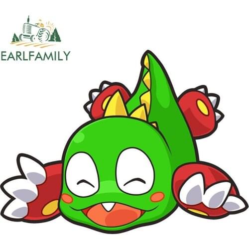 EARLFAMILY 13cm x 9.6cm for Bubble Bobble Cartoon Vinyl Decal Scratch-Proof Waterproof Car Sticker RV Personality Car Styling