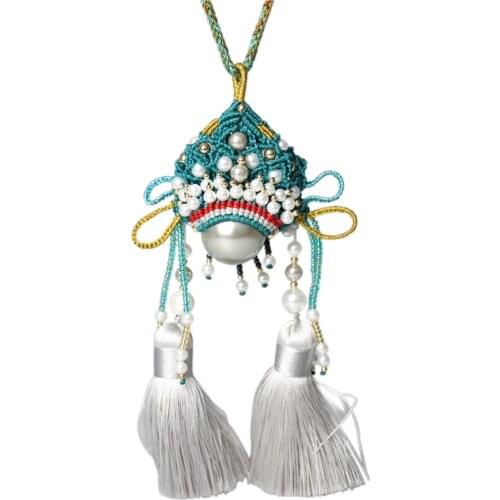 Mama Handmade Weave Woven Classical Wedding Ornaments For Overseas Chinese Brides Necklaces Jewelry Gift For Him