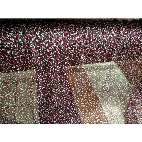 Fashion 140cm wide 8mm beautiful flowers printed 100% mulberry silk chiffon fabric for dress shirt clothes scarf tissu au metre