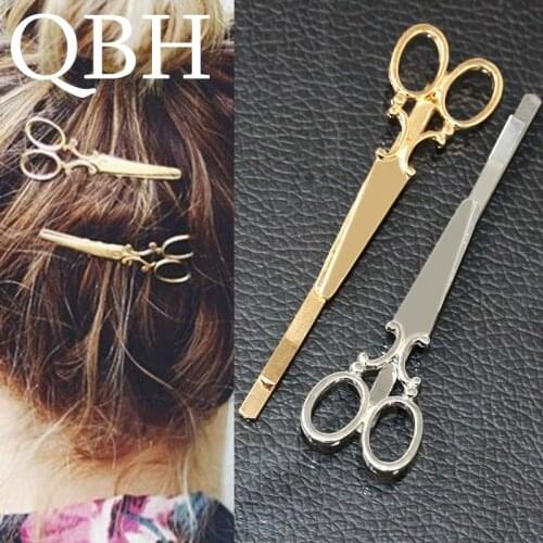 T405 New Bijoux Tiara Bridal Hairwear Scissors Hairpins hair band Headbands for Women Wedding Hair Jewelry Accessories
