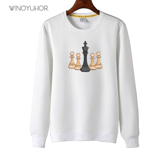 2020 New Autumn Baby Boys Sweatshirts Funny Chess Printed Long Sleeve Hoodies Casual O-neck Pullovers Hip Hop Tops