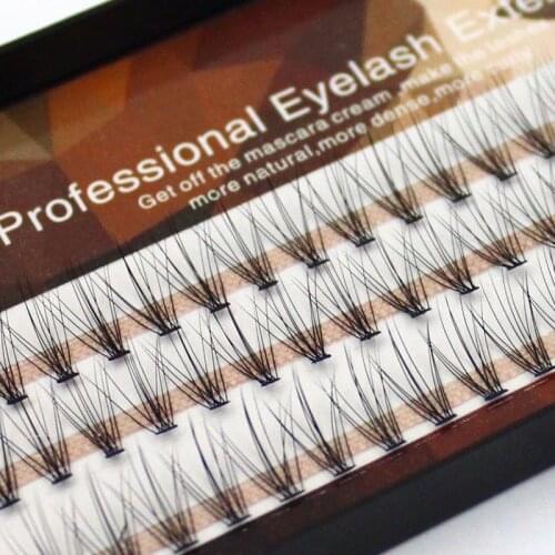 New Arrival Natural 3D Imitate Faux Mink Eyelashes 0.07mm Professional Soft Fake Silk Eye Lashes Extension Makeup