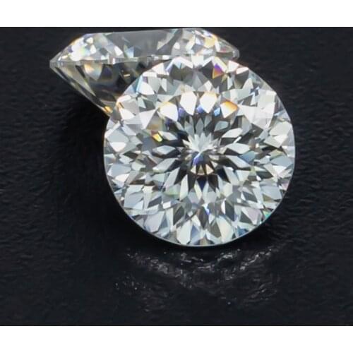 New Extremely Sparkling Hundred Faces Cut 1 Carat D Color Moissanite Brilliant Cut Diamond Test Loose Gemstone for Wedding Ring