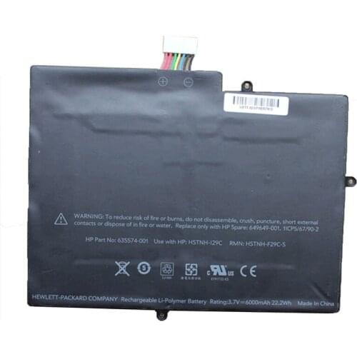 Original Battery For HSTNN-S29C-S HSTNH-I29C 635574-001 Free shipping 3.7V 6000mAh,22.2Wh