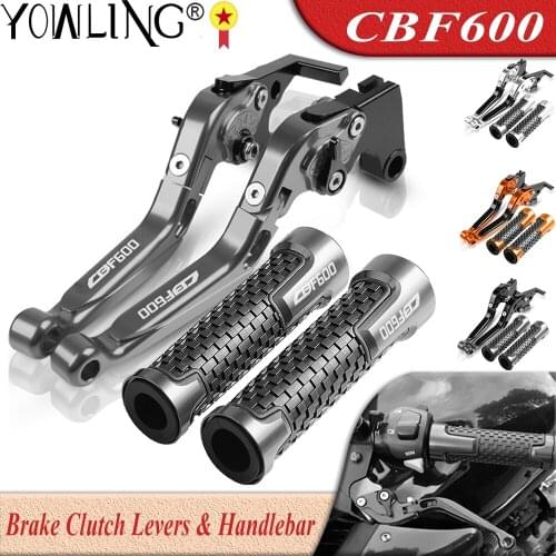 For HONDA CBF600 SA 2010 2011 2012 2013 Motorcycle Accessories Adjustable Extendable Brake Clutch Levers Handle Bar Grip CBF 600
