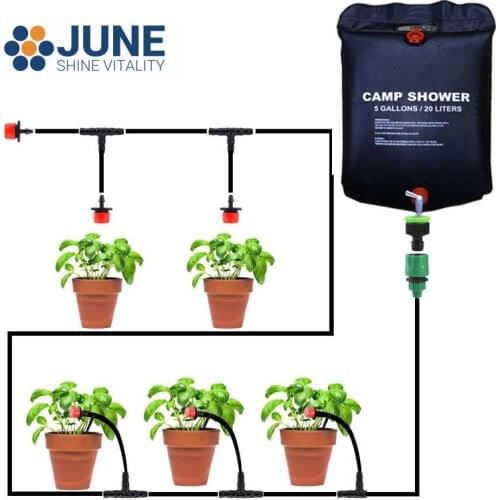 Garden Drip Irrigation System 10M hose micro spray watering kit Plant Save water Horticulture DIY Automatic watering device
