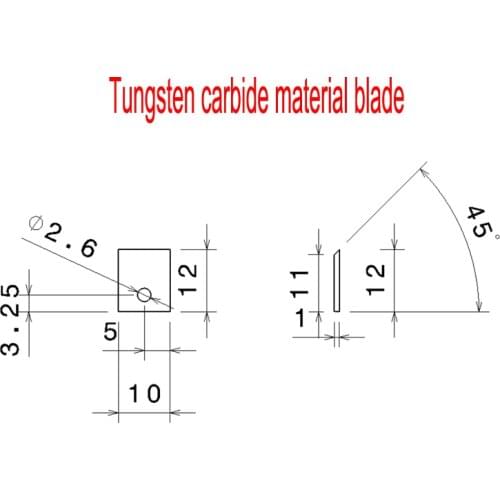 According Customer Drawing Make Automatic Wire Stripping Machine Blade Knife