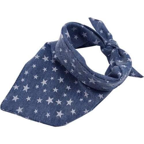 Dog Triangular Bandage Pet Cotton Bib Drool Bibs Double-sided Small Large Scarf Washable Cozy Puppy Kerchief New Dog Accessories