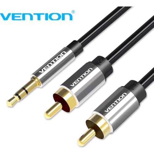 Vention RCA Cable 2rca to 3.5 audio cable rca 3.5mm Jack For phone Edifer Home Theater DVD 2RCA aux Cable male to male