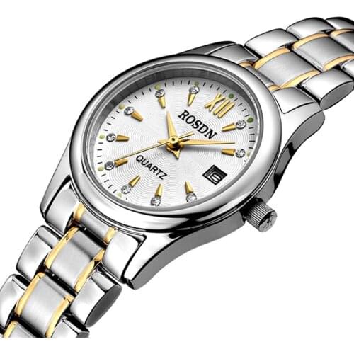 Womens Watches Luxury Brand ROSDN Japan MIYOTA Quartz Movement Waterproof Fashion Sapphire Watches Ladies Couples Watch R3053W