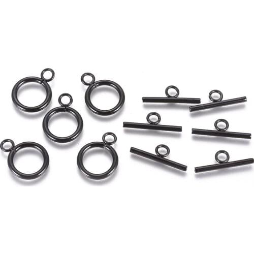 10 sets/lot High Quality Stainless Steel OT Clasps Connectors for DIY Bracelet Necklace Jewelry Findings Making Accessories