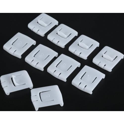 10Pcs Inner Outer Seat Rail Runner Slider Guide Clips For Audi V W MK1 MK2 MK3 Rabbit Golf Corrado Seat Auto Fastener Clip