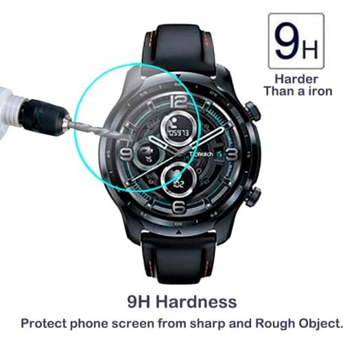 2PCS 2.5D Tempered Glass For TicWatch Pro 3 Smart Watch Screen Protector Film For TicWatch Pro3 HD Clear 9H Anti-Scratch Glass
