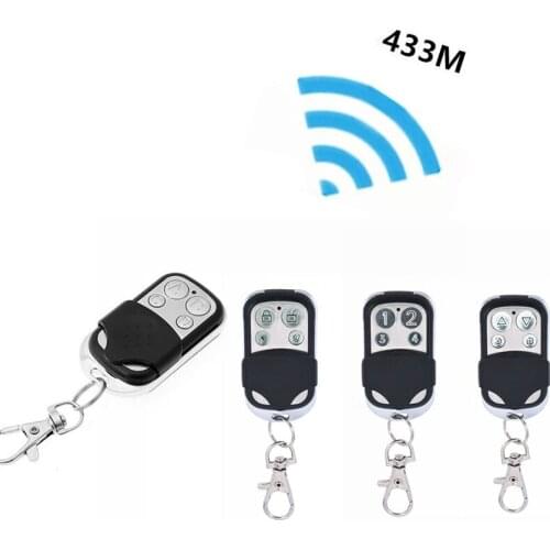 4 Buttons 433MHZ Clone Fixed Learning Code Cloning Remotes Control Duplicator Clone Garage Command Opener For Garage Door