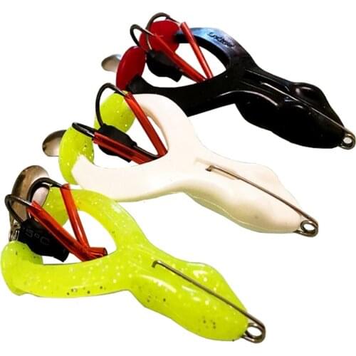 9 cm 17 gram fishing bait thunder frog bait soft bait 3 colors, used to select small fish, high-quality professional small fish