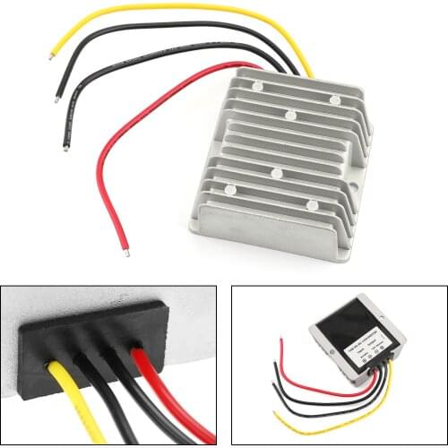 Areyoushop 8-40V to 12V 6A Car Power Supply Regulator Waterproof DC Voltage Stabilizer 72W