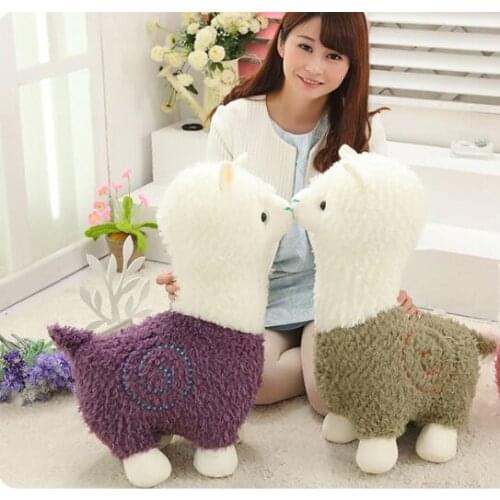 Large 65cm lovely cartoon alpaca plush toy soft doll hug pillow toy Christmas gift b1229