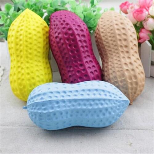 Simulation toys Peanut Squishy Slow Rising Squeeze Phone Straps Ballchains Decompression Toys Stress ball