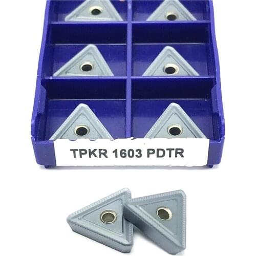 TPKR1603 PDTR LT30 External Turning Tool Cutting tool Carbide Insert TPKR 1603 metal lathe tool turning insert CNC tools
