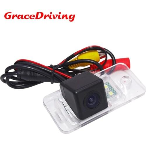 Night Vision Backup Rear View Camera For Audi S5 Q7 A8 A6 A6L A8 A4 A3 Car CCD 4LED Waterproof HD 170 Degree Parking Assistance