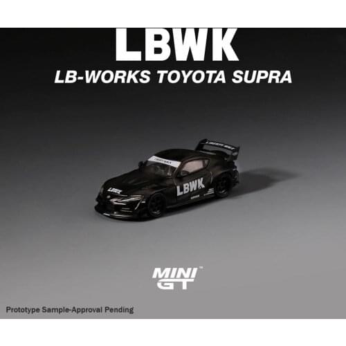 HeyToys Mini GT 1:64 Toyota GR Supra LWBK DieCast Model Collection Limited Edition