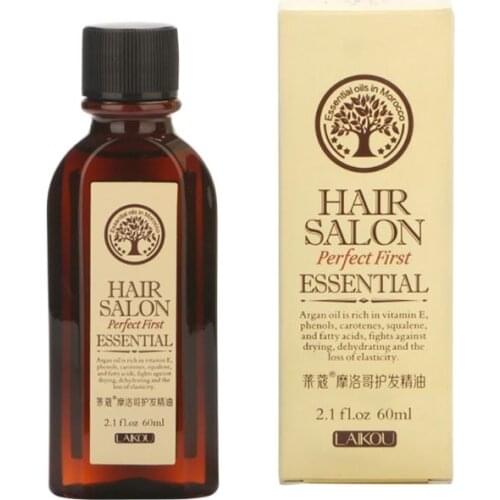 Brand 60ml Moroccan Pure Argan Essential Oils Hair Oil Conditioner Dry Hair Repair Scalp Treatment Moisturizing Hair Care