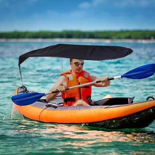 Inflatable Boat Kayak Accessories Fishing Sun Shade Rain Canopy Kayak Kit Sailboat Awning Top Cover single persons Boat Shelter