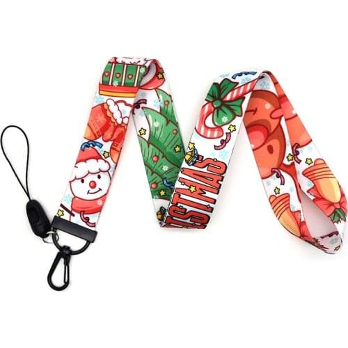 New Arrival Christmas Phone Lanyard for Gym Keys ID Card Badge Holders Mobile Keychain Neck Straps Hang Rope Lanyards