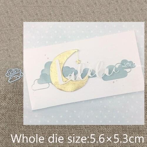 New Design Craft Metal stencil mold Cutting Dies 7pcs clouds decoration scrapbook die cuts Album Paper Card Craft Embossing