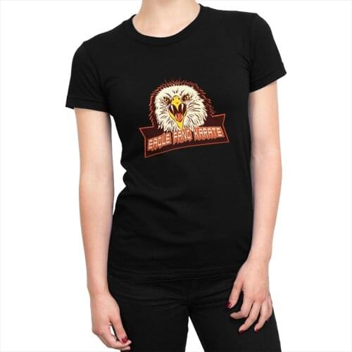 Eagle Fang Karate T-shirt Women Cobra Kai Karate Kid Judo Dojo T Shirt Aesthetic Tee Shirt Tops Gift Female Clothes Plus Size