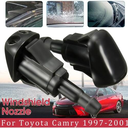 Windshield Wiper Spray Nozzle Sprinkler 85381-AA010 1 Pair Car Accessories For Toyota Camry 97-01